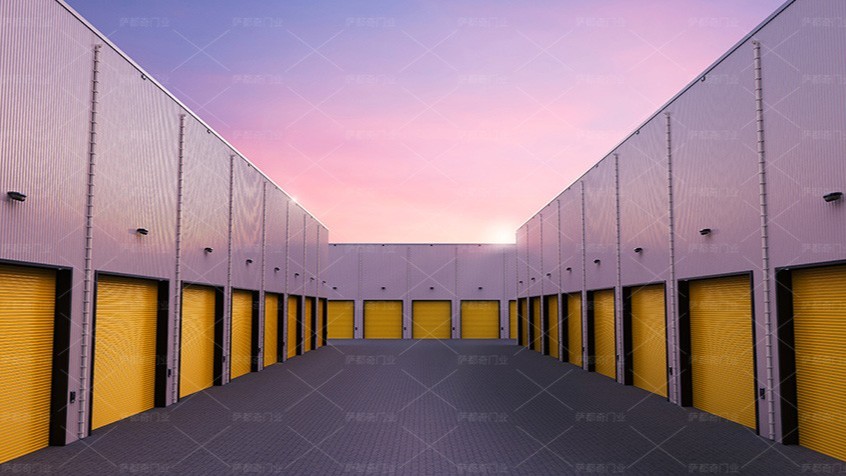 彩鋼抗風卷簾門